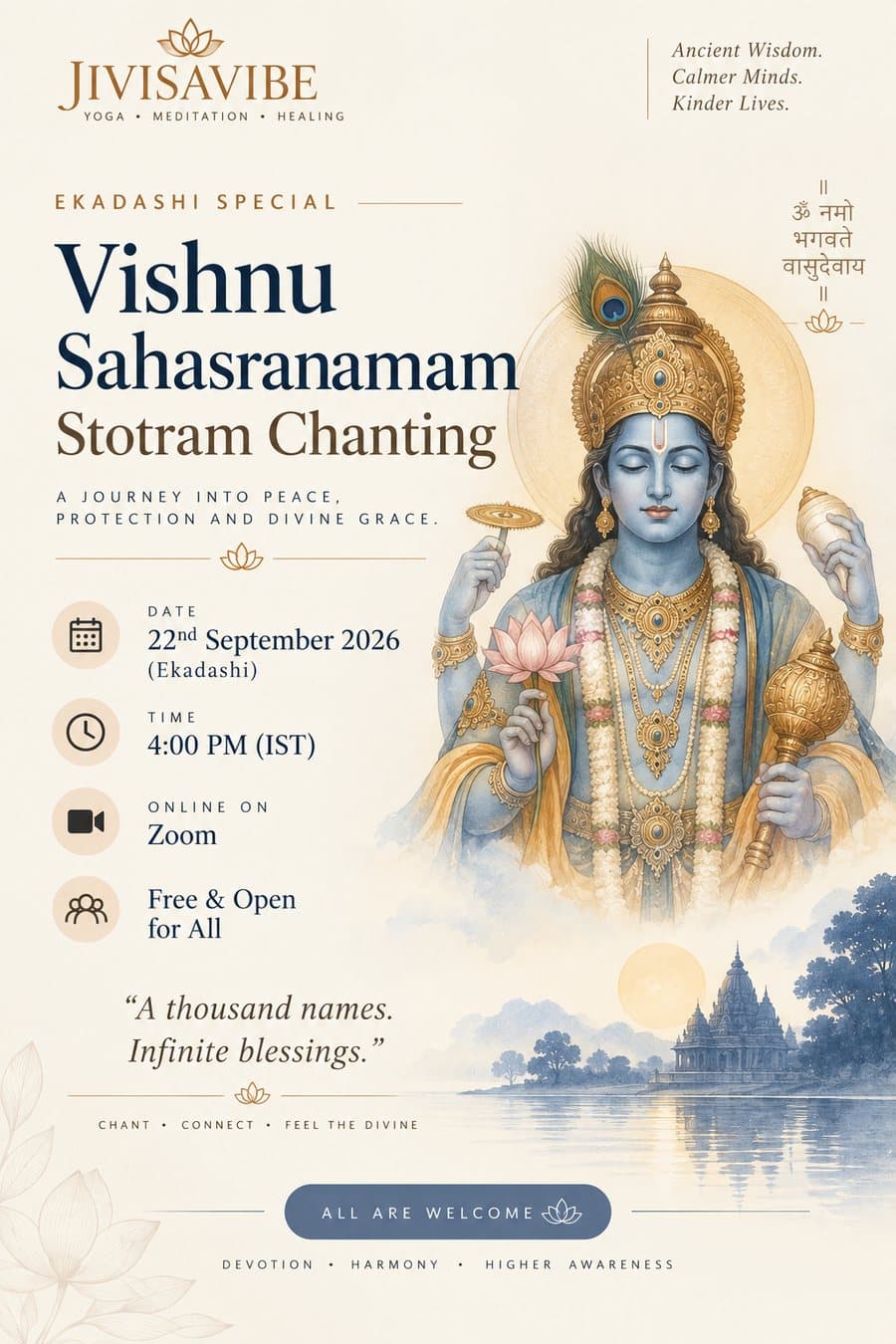 Vishnu Sahasranamam Stotram chanting